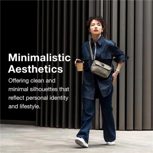 Small crossbody bag 2L travel purse lightweight shoulder bag with adjustable str - Picture 4 of 7